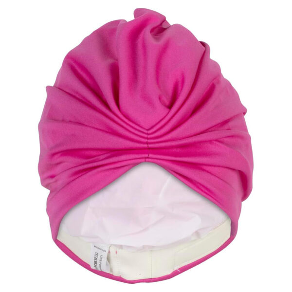 bonnet de bain tissu froncé pink avec scratch