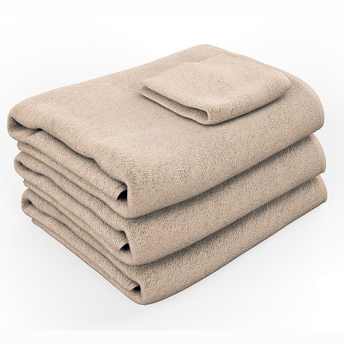 Serviette Coton Taupe