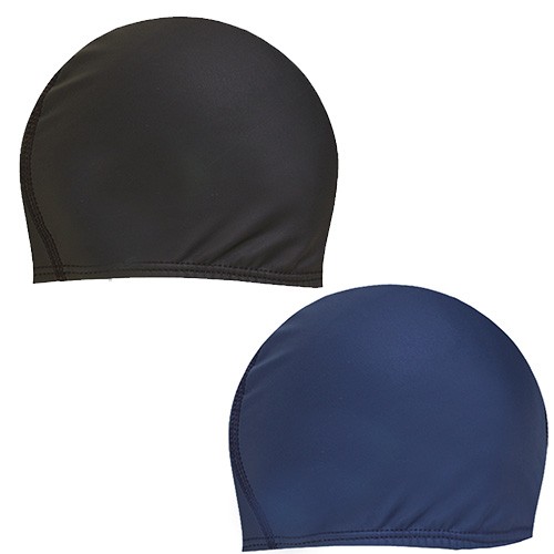 Bonnet de Bain Homme Lycra Noir ou Bleu